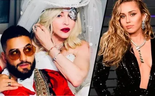 Nuevo éxito de Madonna y Maluma desata la envidia de Miley Cyrus