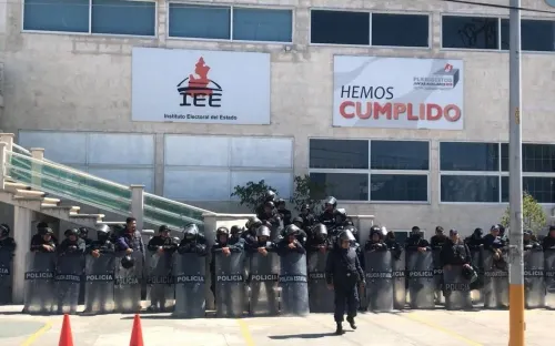 IEE prohíbe propaganda en Palmar de Bravo