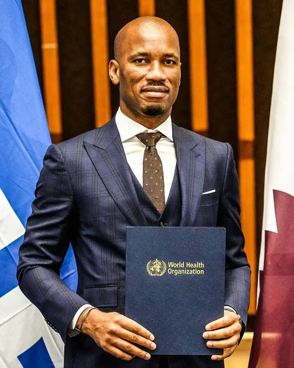 La leyenda del fútbol Didier Drogba, es el nuevo Embajador de la OMS para el Deporte y la Salud