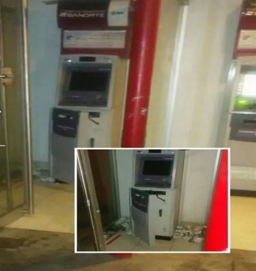 Intentan robar cajero automático en la colonia San José Los Pinos