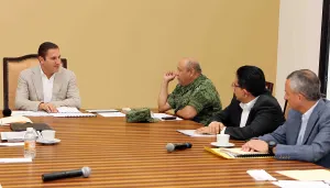 RMV evalúa estrategias de seguridad en Puebla