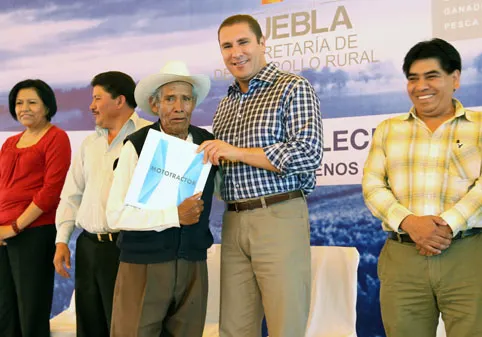 Puebla, lugar 26 en tecnificación del campo: RMV