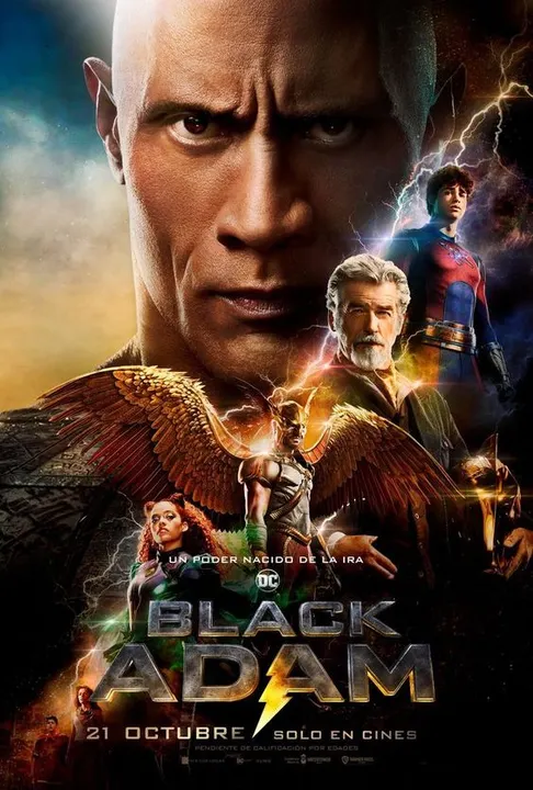 Black Adam llegara a los cines con solo 52% de aceptación según la critica