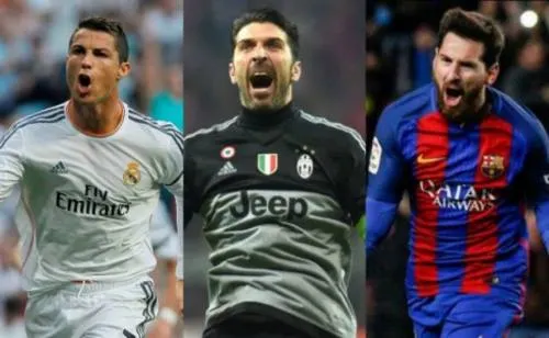 Cristiano, Buffon y Messi candidatos al Mejor Jugador de la UEFA