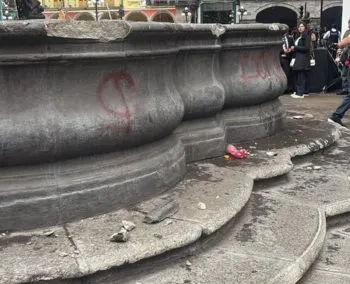 Diputados coinciden en no criminalizar la protesta tras daños en la fuente de San Miguel