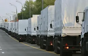 Ucrania destruye parte de convoy ruso que entró en su territorio