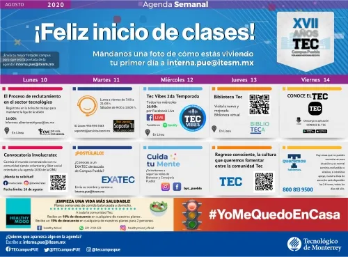 Inicia el Tec de Monterrey semestre académico con nuevo modelo HyFlex+Tec