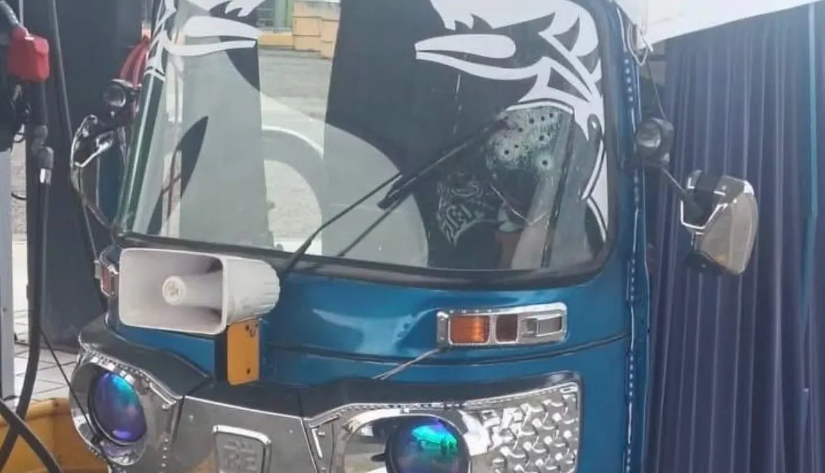 Mototaxista es asesinado a balazos en gasolinera de Cuapiaxtla de Madero