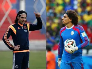 Memo Ochoa recibe felicitaciones de Radamel Falcao