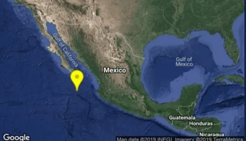 Se registra sismo de 5.8 grados en Baja California Sur