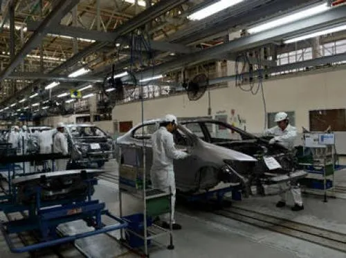 Exportación de autos a China cae 72%