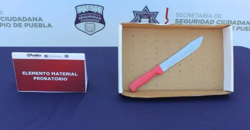 Detuvo policía municipal de Puebla a hombre presuntamente relacionado en homicidio de un ciudadano