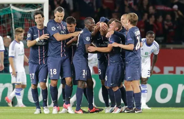 PSG inicia con goleada su camino en la Liga de Campeones