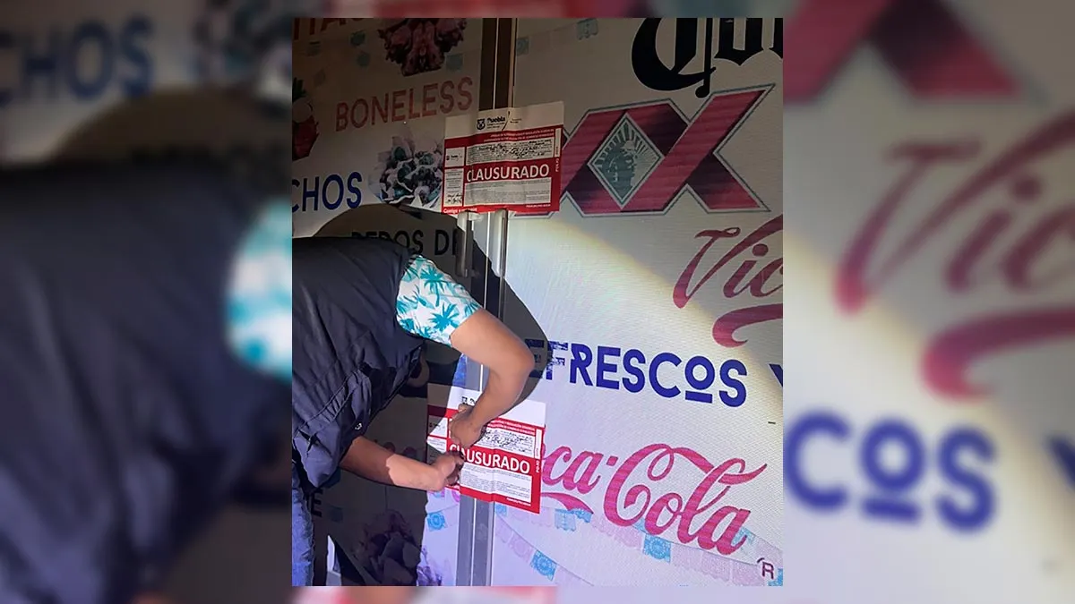 Clausura Establecimiento Ayuntamiento De Puebla