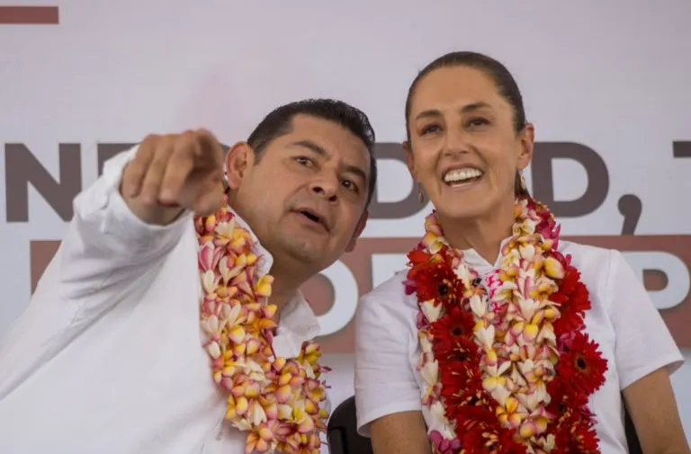 Sheinbaum y Armenta, una visita a casa