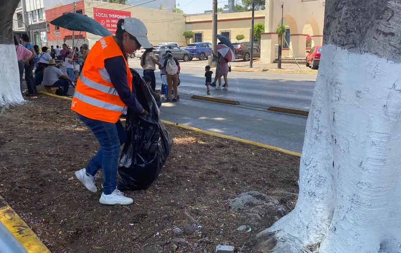 Participó OOSL en el Desfile del 5 de Mayo con operativo especial de limpieza