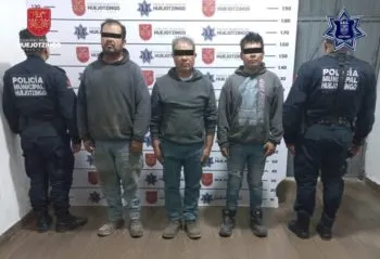 Detienen a cuatro hombres por delitos contra la salud y quebrantamiento de sellos en Huejotzingo
