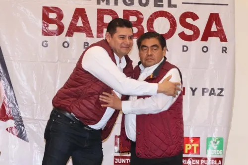 Es respetable participación de Armenta en aspiración a la alcaldía de Puebla: Barbosa Huerta