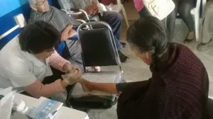 Realiza la delegación del inapam jornada de salud en Xochitlán