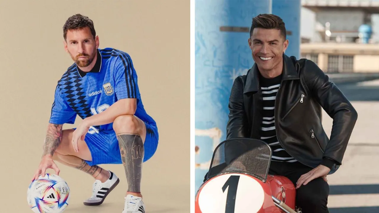Messi y Cristiano
