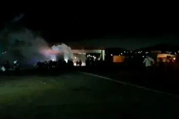 Pobladores de Santa Rita Tlahuapan bloquearon nuevamente la México-Puebla, pero fueron desalojados