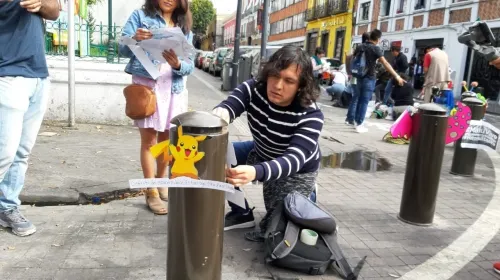Colectivos defienden instalación de bolardos e inicia la “bolardomanía” en Puebla