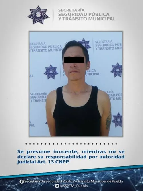 Detiene SSPTM a sujeto por robo a transeúnte