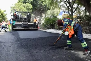 Avanza Ayuntamiento de Puebla con rehabilitación vial en avenida 11 Oriente