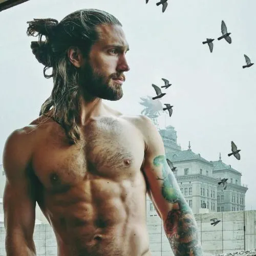 #MartesDeChicos William Tayler el sexy modelo de melena larga
