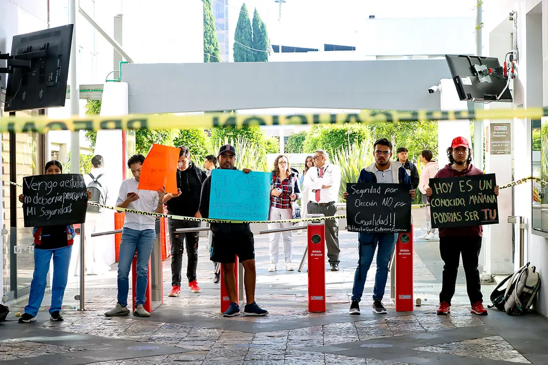 Upaep Manif Inseguridad