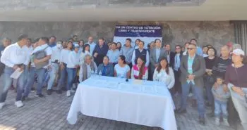 Panistas de San Andrés Cholula se manifestaron para exigir paridad de género
