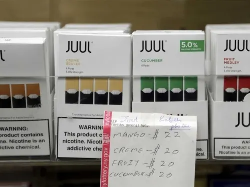 Empresa suspende la venta de 4 sabores de vaporizadores