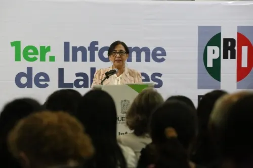 Presenta Rocío García Olmedo informe de actividades