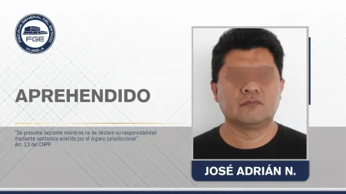 Aprehendido presunto responsable de estupro de la hija de su pareja