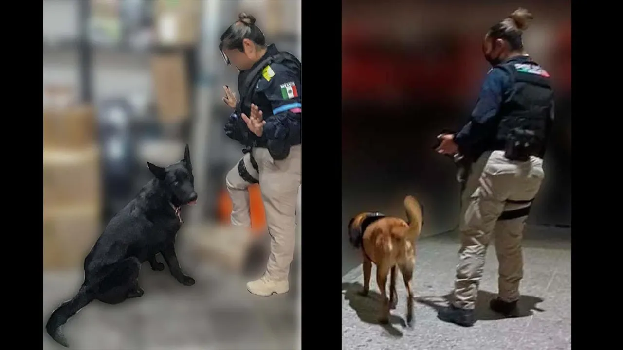 Elementos del k9 aseguran marihuana