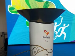 Pebetero paralímpico, listo para iluminar Río
