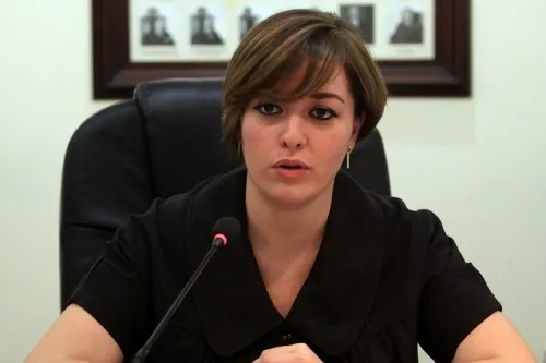 Sale Carla Morales Aguilar de la Subsecretaría de Administración de la SSP del estado