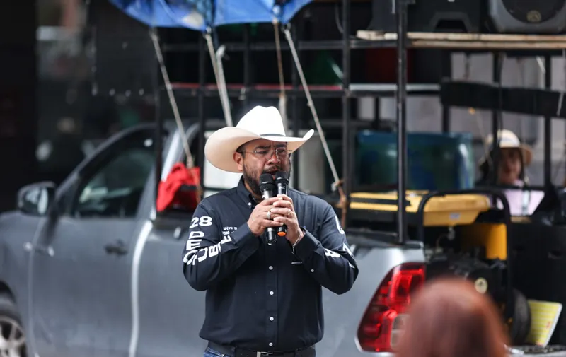 Manifestación de la 28 de Octubre provoca bloqueos en el Centro Histórico de Puebla; piden diálogo con Armenta