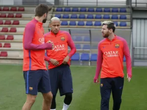 Messi regresa a entrenamientos con el Barcelona