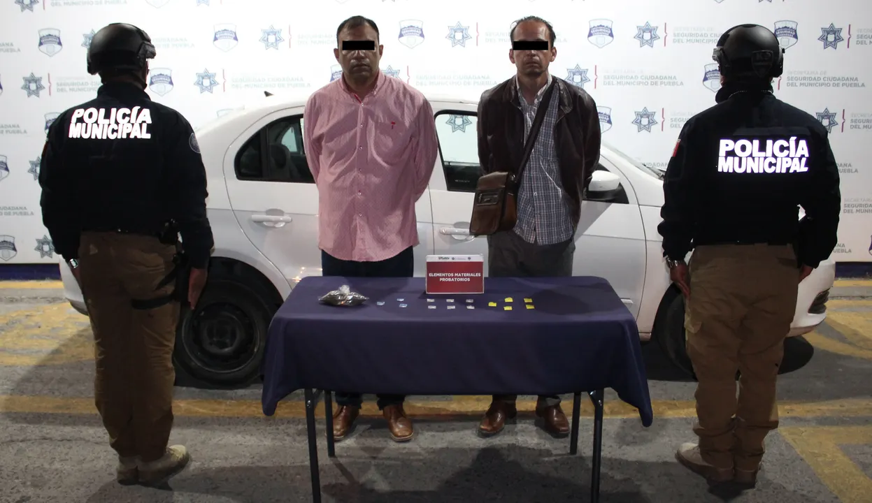 Policía municipal detuvo a tres hombres presuntamente dedicados al robo en transporte público colectivo