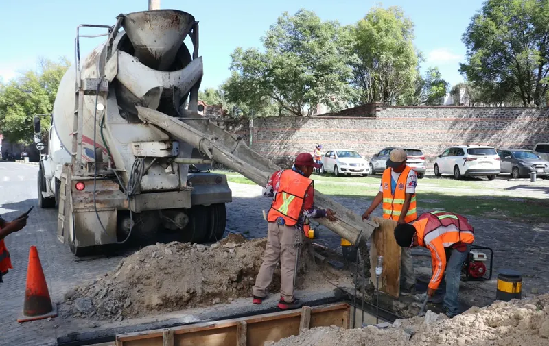Avanza modernización del sistema pluvial del bulevar Héroes del 5 de Mayo