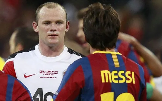 Rooney afirma que Messi es mejor jugador que CR7