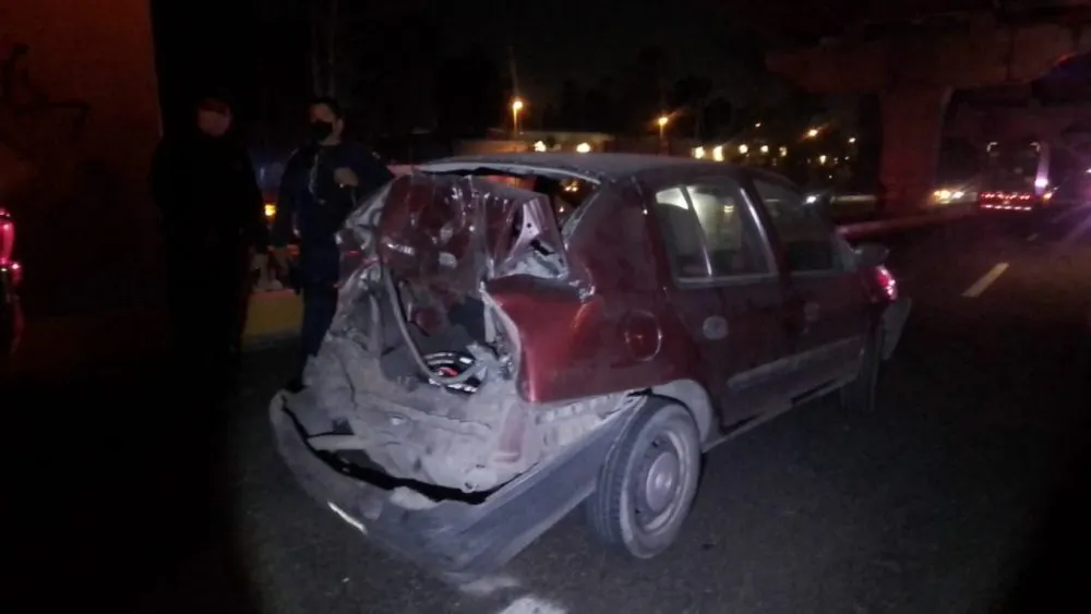 Carambola deja 16 lesionados frente a la VW