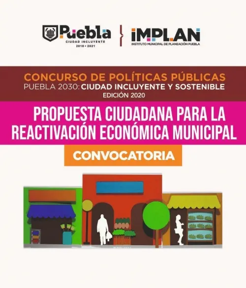 Implan invita a participar en el concurso “Puebla 2030: Ciudad Incluyente y Sostenible”