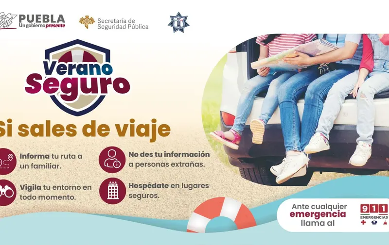 Exhorta SSP a fortalecer medidas de autocuidado en vacaciones