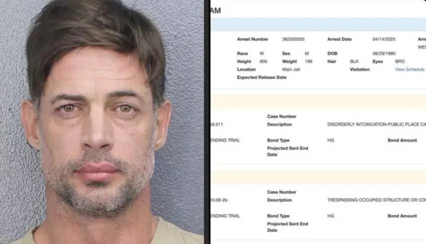 Arrestan a William Levy en Miami por disturbios públicos en presunto estado de intoxicación