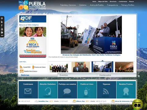 Hackean nuevamente portales del gobierno de Puebla