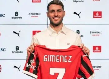 AC Milan anuncia oficialmente a Santiago Giménez como su nuevo jugador