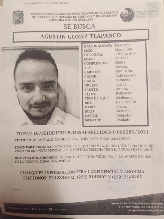 Vocalista de Mario y sus Chaval’s , encobijado en periférico