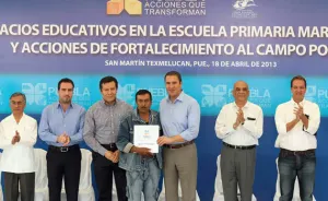 Amplía Moreno Valle infraestructura educativa en San Martín Texmelucan